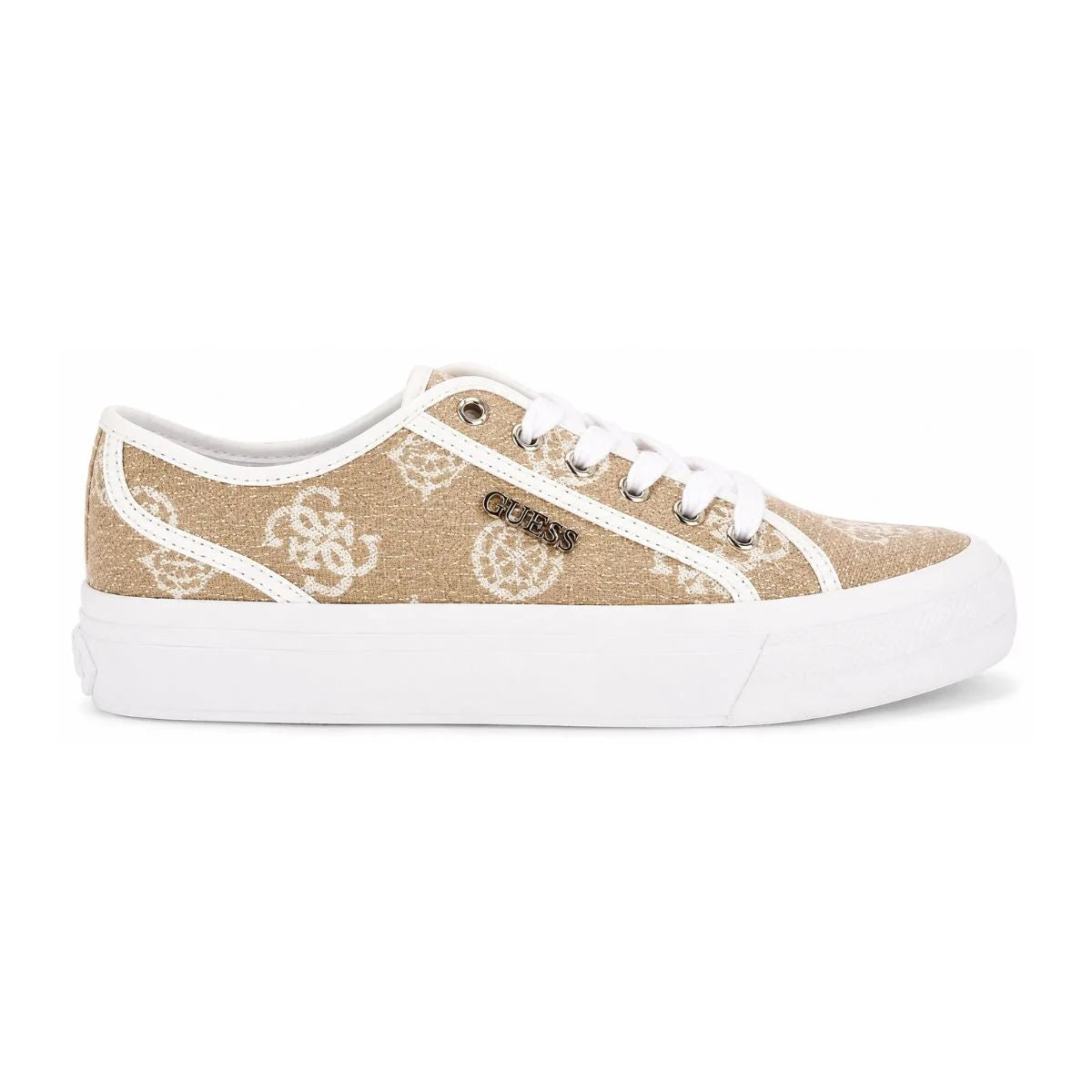 GUESS Jelexa Low-Top Sneakers Women - BEGWHT