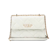 GUESS Kelce Crossbody Flap Bag Women - White