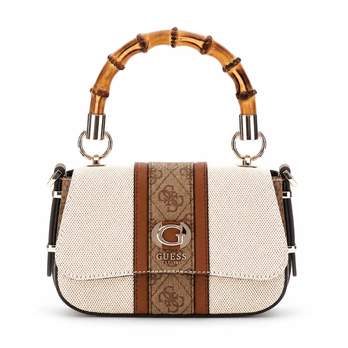 GUESS Kerima 4G Logo Mini Handbag Bag Women - BGE CH14 - Beige