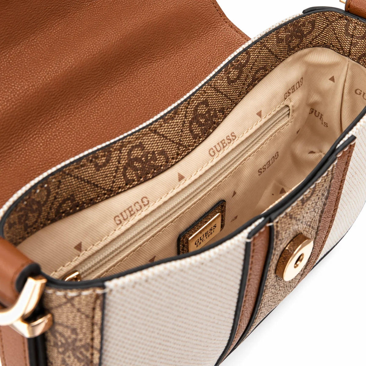 GUESS Kerima 4G Logo Mini Handbag Bag Women - BGE CH14 - Beige