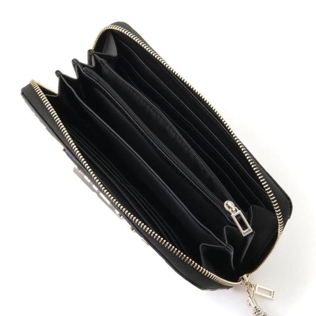 Guess Kerrigan Large Purse Wallet - BLK - Black