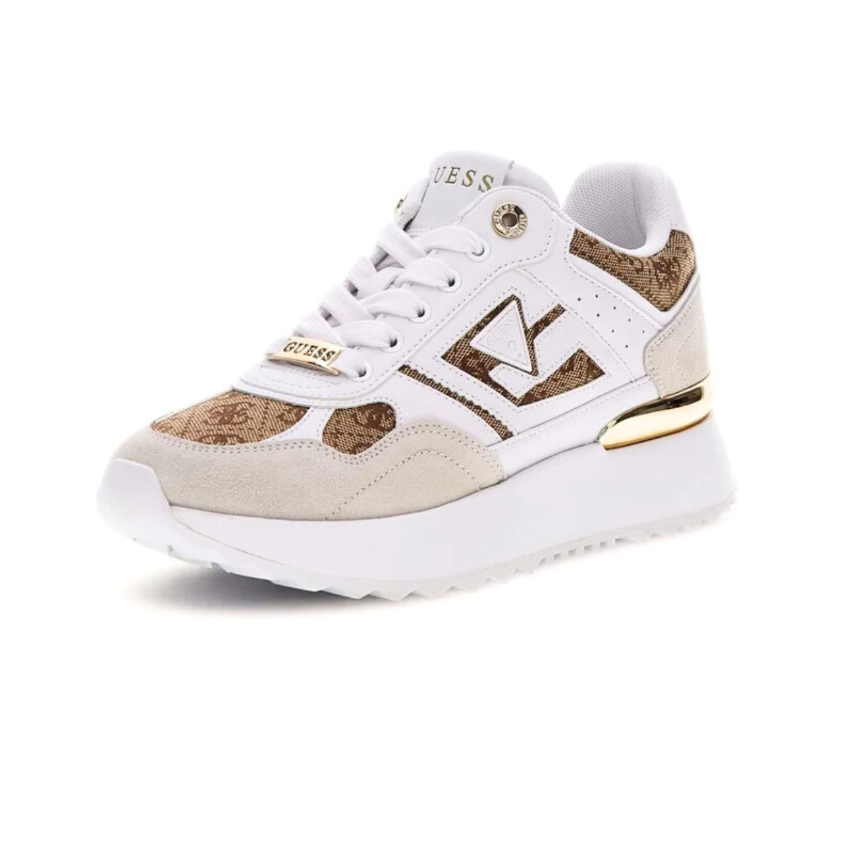 GUESS KORELE-12 Sneaker women-WHTBRN