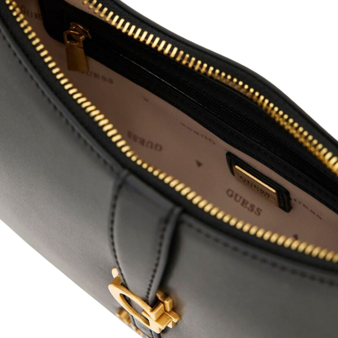 GUESS Kuba Shoulder Bag - BLK - Black