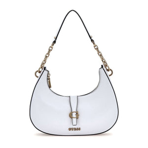 GUESS Kuba Shoulder Bag - WHT - White