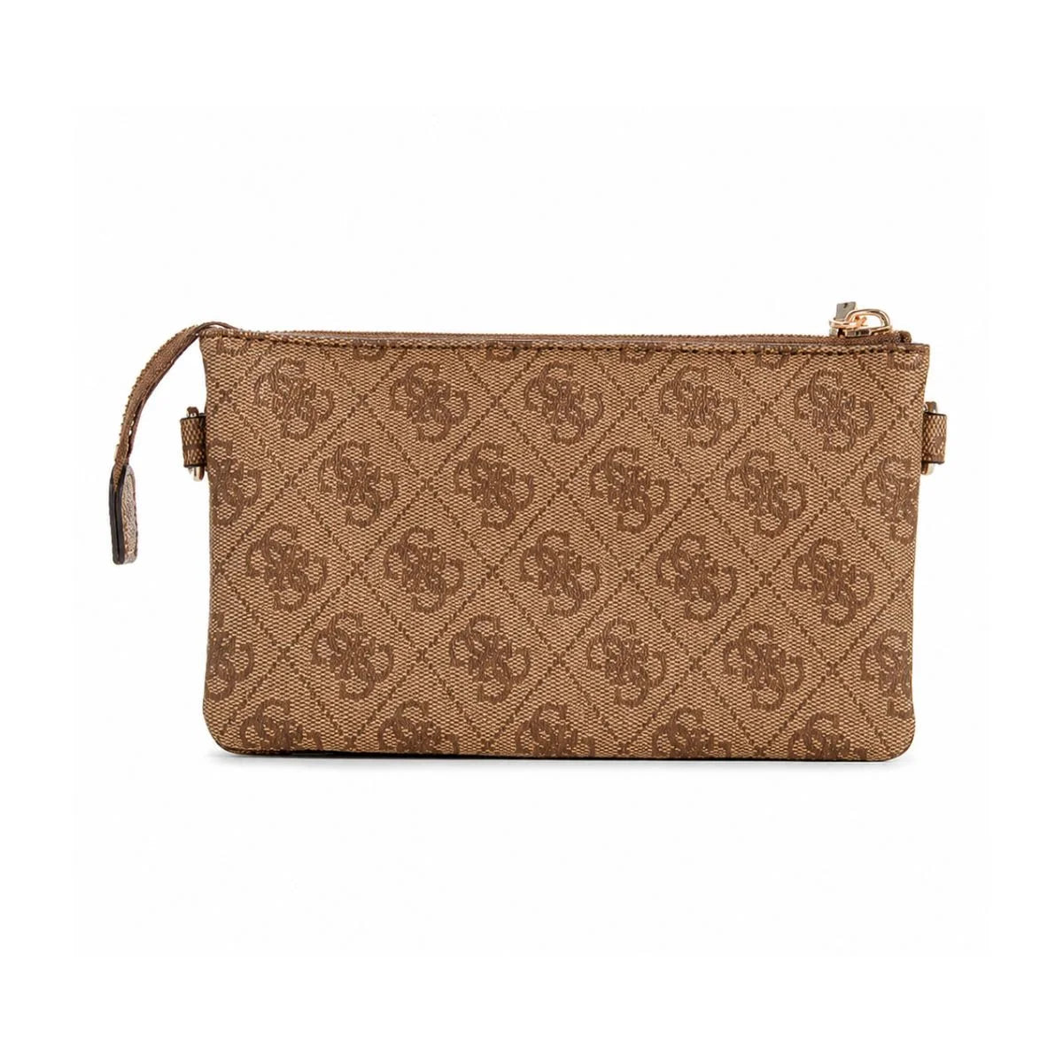 GUESS Latona Mini Tri Cprtmnt TZ Crossbody Bag - BEG - Beige
