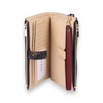 GUESS Laurel II Monogram Double Zip Organiser - BRN - Brown