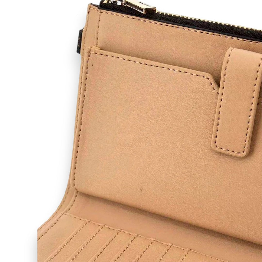 GUESS Laurel II Monogram Double Zip Organiser - BRN - Brown