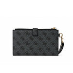 GUESS Laurel II Monogram Double Zip Organiser - GRY - Gray