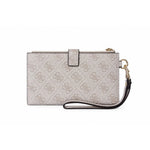GUESS Laurel II Monogram Double Zip Organiser - TPE - Taupe