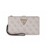 GUESS Laurel II Monogram Double Zip Organiser - TPE - Taupe