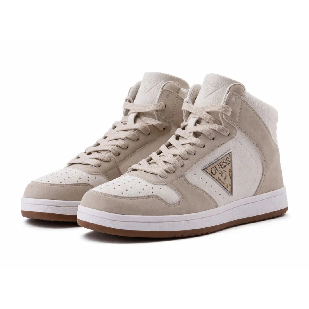 GUESS Lionte High Top Sneakers Men - BEG - Beige / 40 / M