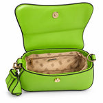 GUESS Logo Flap Crossbody Bag - GLD - Gold