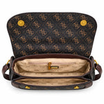 GUESS Logo Flap Shoulder Bag - BLK (Copy) - Black
