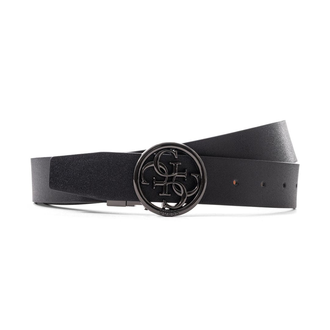 GUESS Logo Golf Belt Unisex - BLKBLK - Black / OS