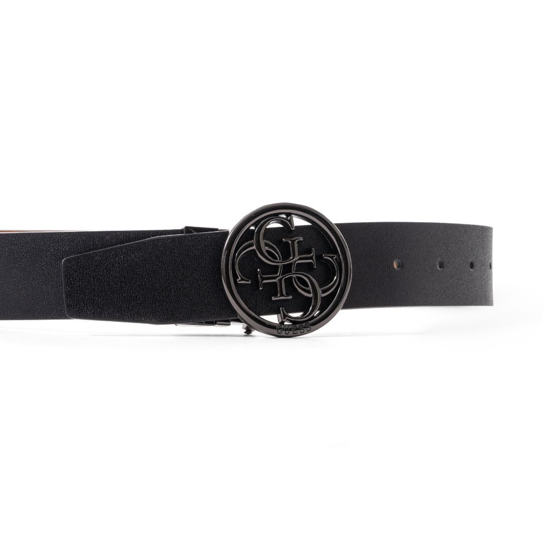 GUESS Logo Golf Belt Unisex - BLKBLK - Black / OS