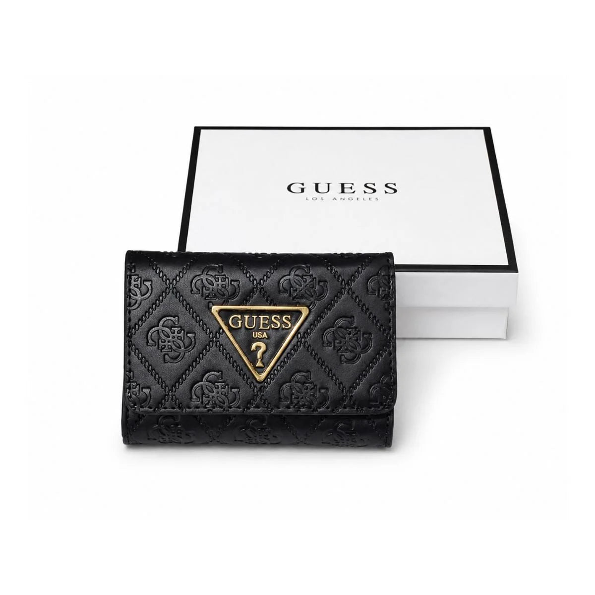 Guess Logo Trifold Wallet SWCG72 91430 - BLK - Black