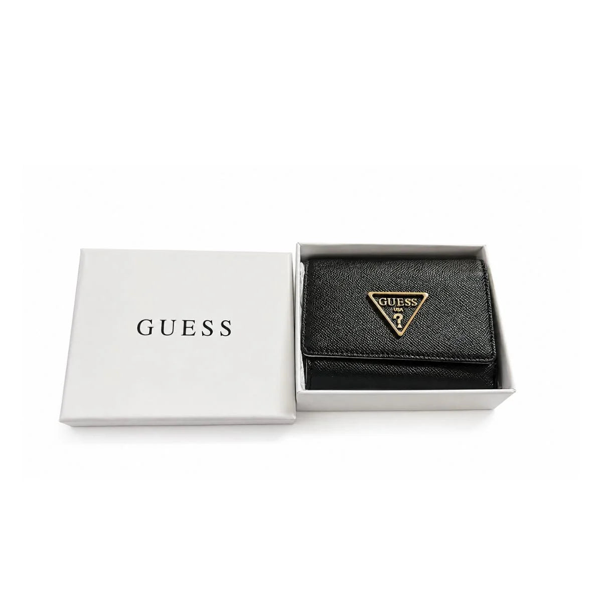 Guess Logo Trifold Wallet SWCG72 91430 - BLK - Black