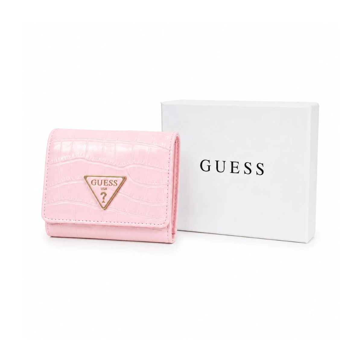 Guess Logo Trifold Wallet SWCG72 91430 - PNK - Pink