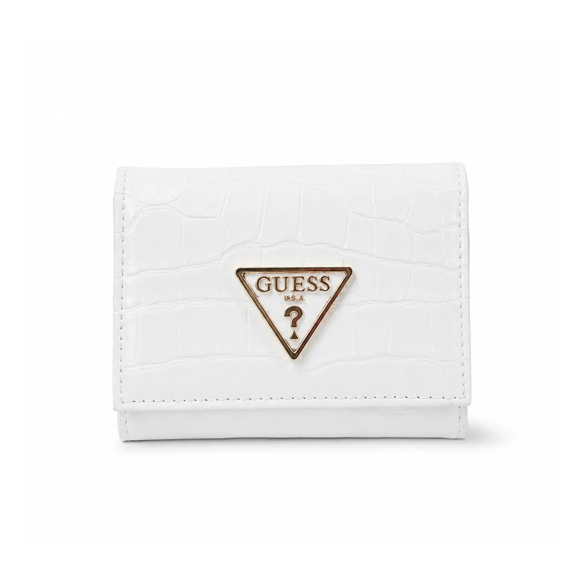 Guess Logo Trifold Wallet SWCG72 91430 - WHT - White