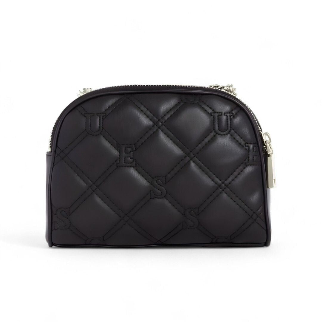 GUESS Lolli Quilted Mini Crossbody Bag - BLK - Black
