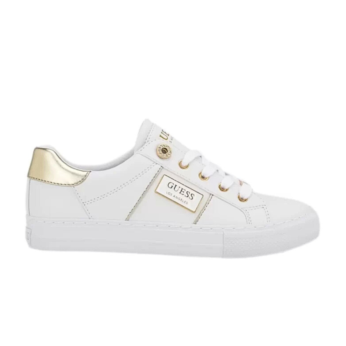 GUESS Loom Low-Top Sneakers-WHT - White / 36