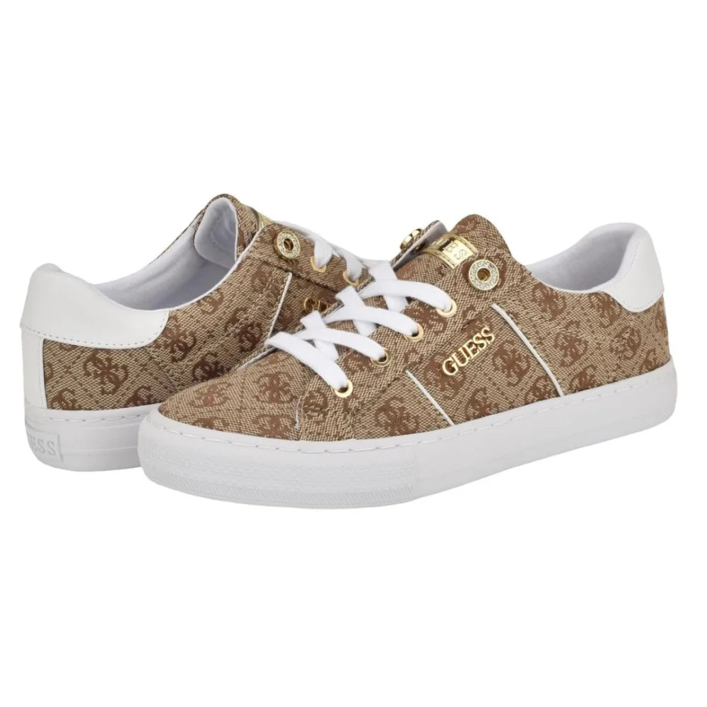 GUESS Loven Monogram Sneakers Women - BRN