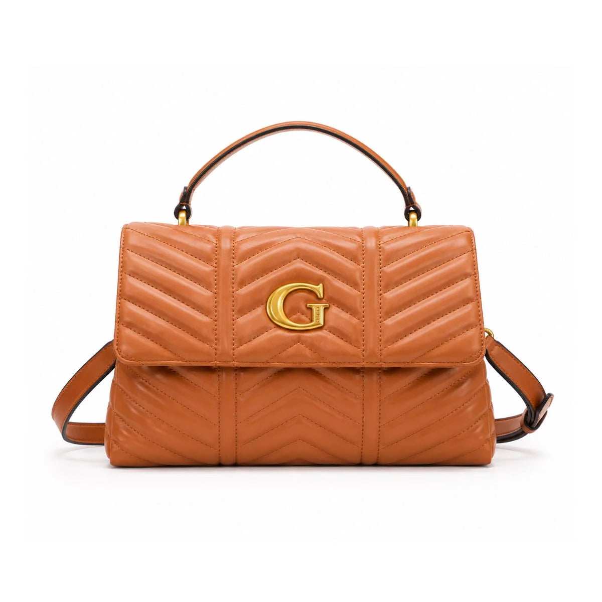 GUESS Lovide Convertible Xbody Flap Women - TAN - Pink