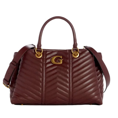 GUESS Lovide kabelka Satchel Handbag - MRT - Merlot