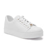 GUESS Lullu Logo Low Top Sneakers Women - WHT White / 35 Shoes