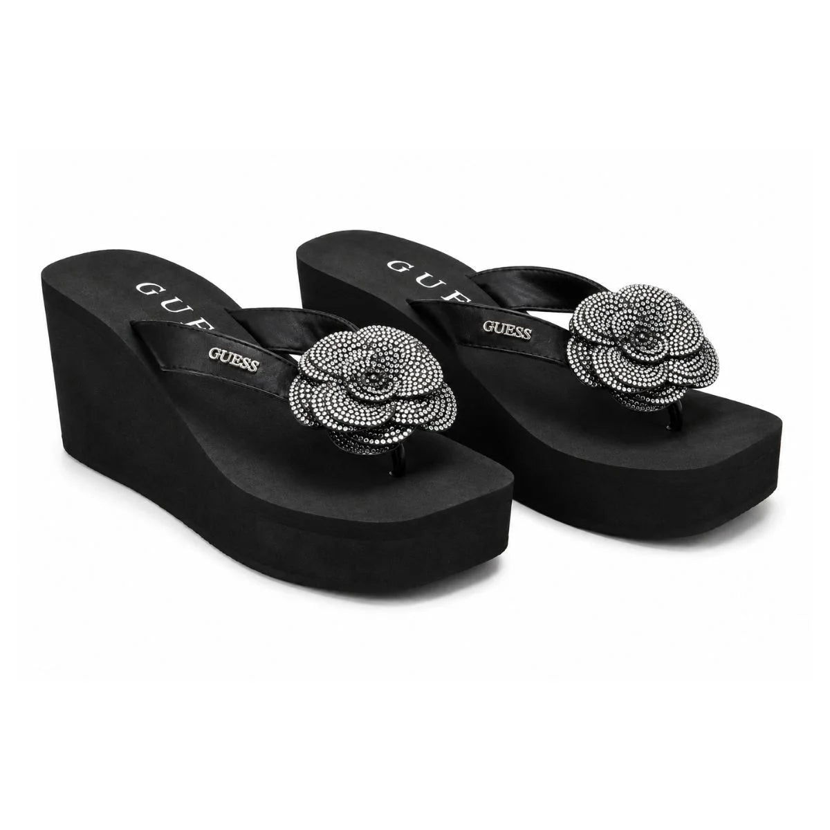 GUESS Lulu Platform Sandals Women -BLK - Black / 35