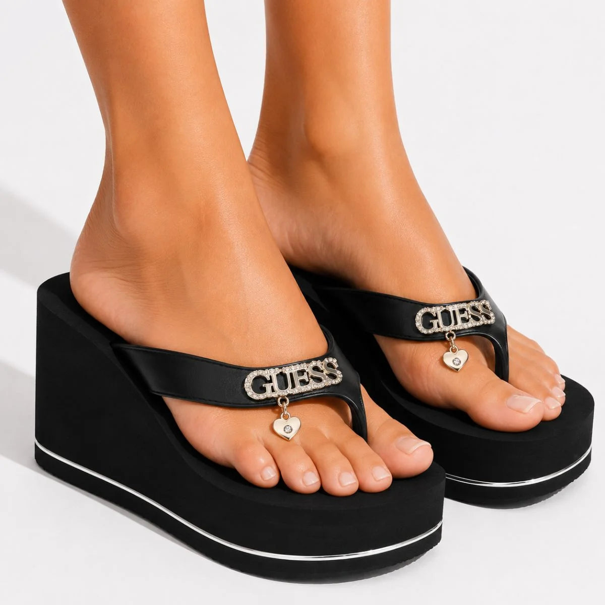GUESS Lulu Platform Sandals Women - BLK