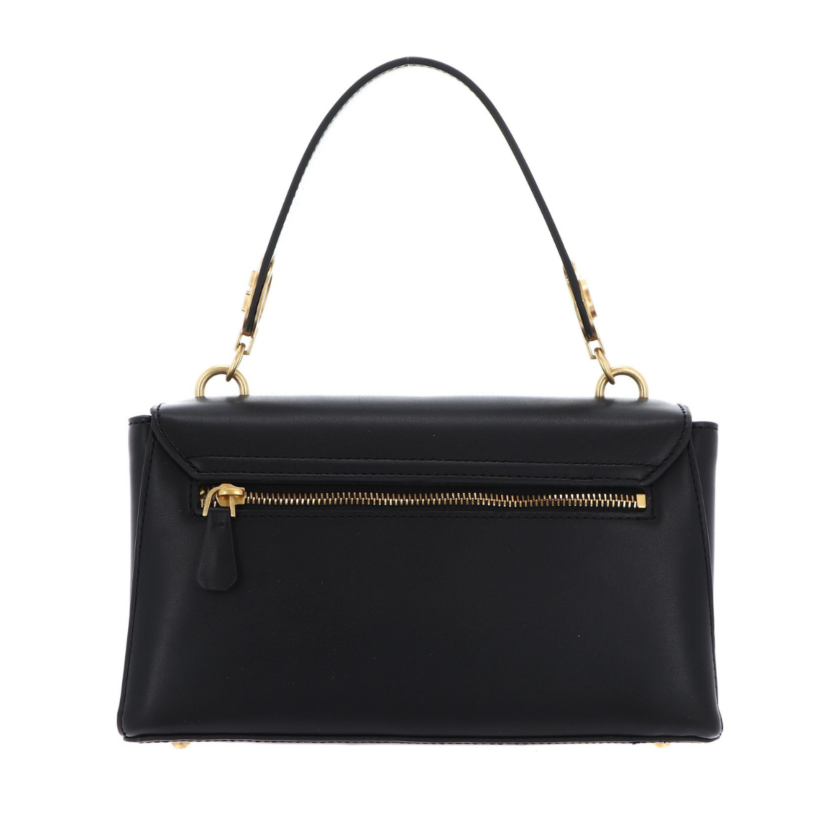 GUESS Masie Top Handle Flap Handbag - BLK - Black