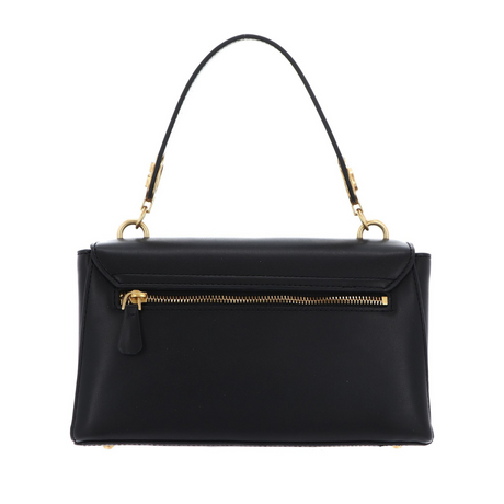 GUESS Masie Top Handle Flap Handbag - BLK - Black