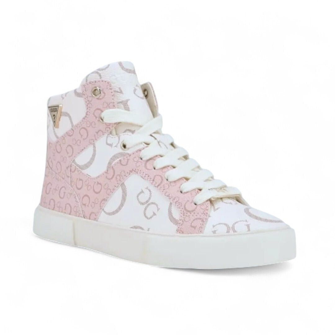 Guess Matches High-Top Sneakers Women - WHTRSE