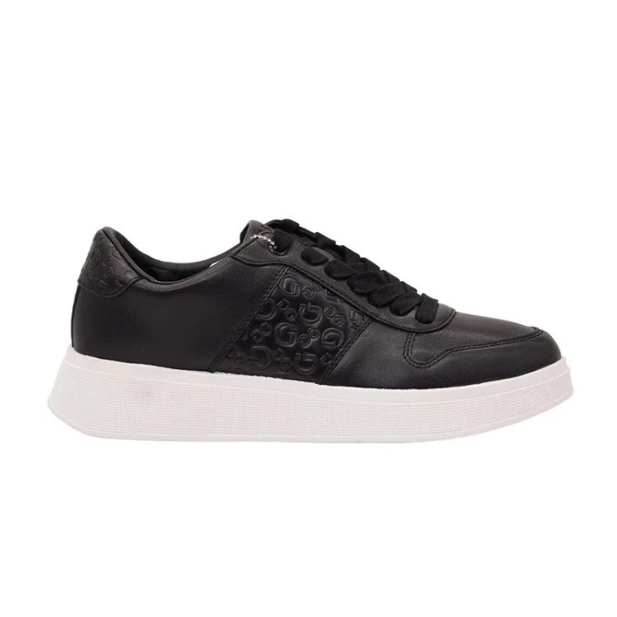 GUESS Men’s WALEEK-R Sneakers-BLK - Black / 40