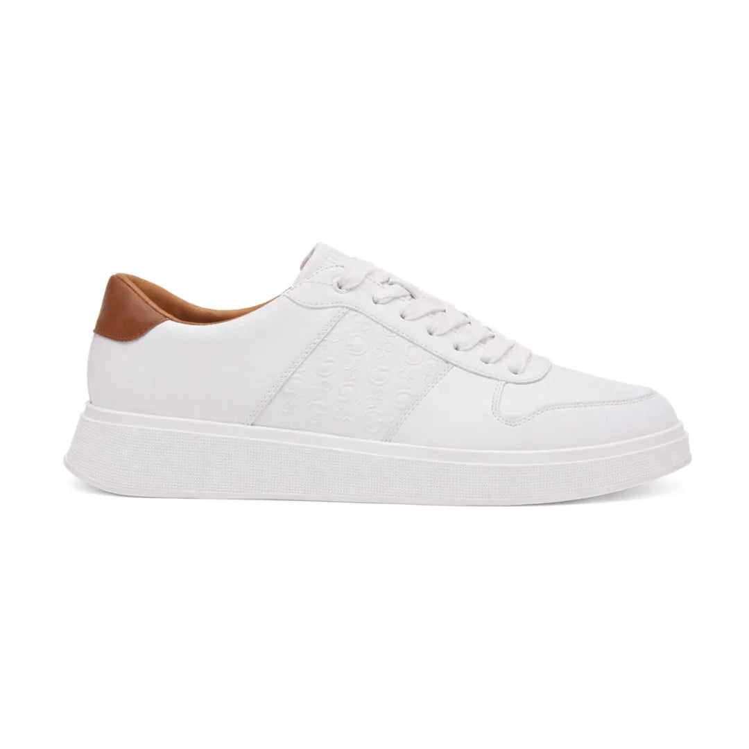 GUESS Men’s WALEEK-R Sneakers-WHT