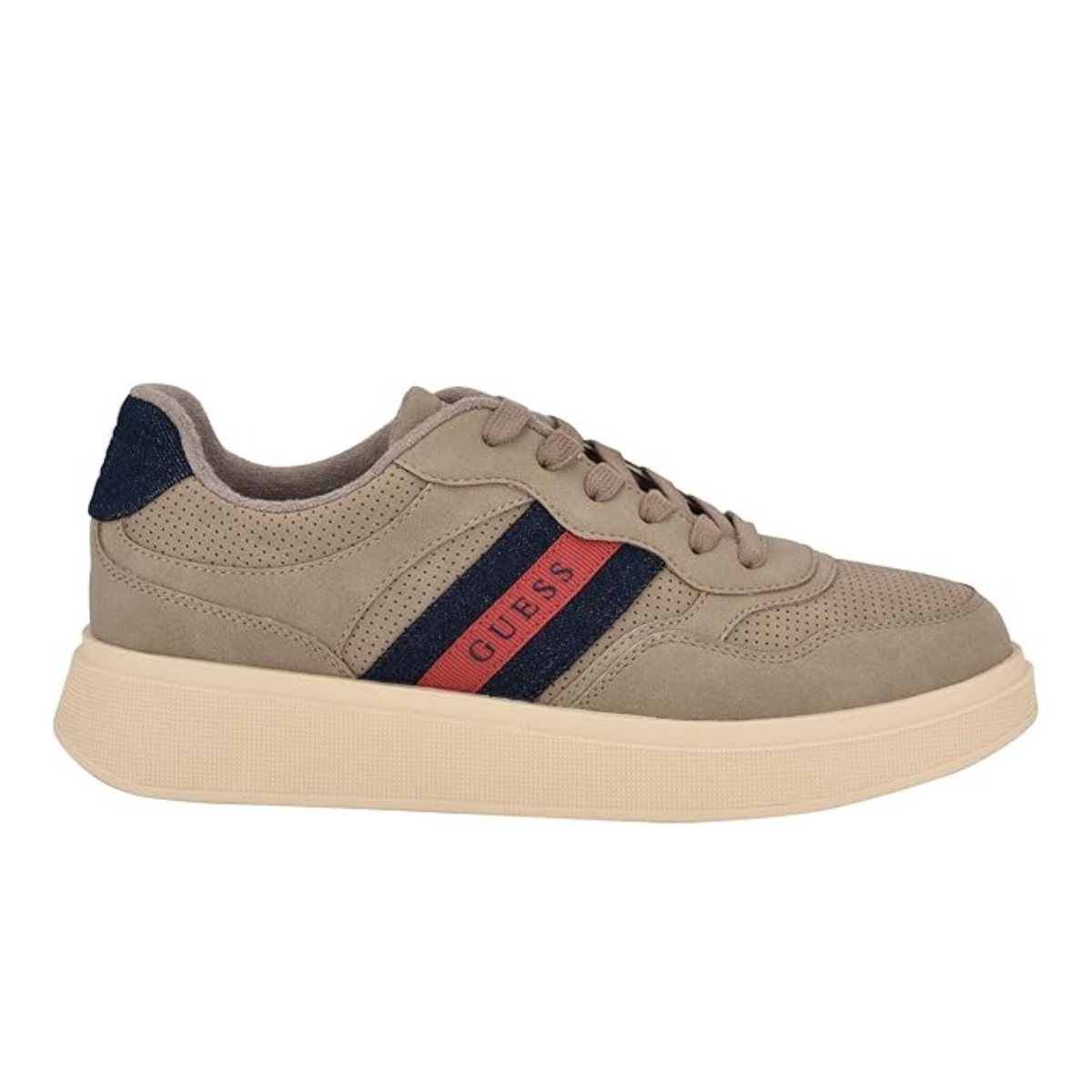 GUESS Men’s WALEN Sneaker- BEG - Beige / 40
