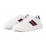 GUESS Men’s WALEN Sneaker- WHT - White / 40