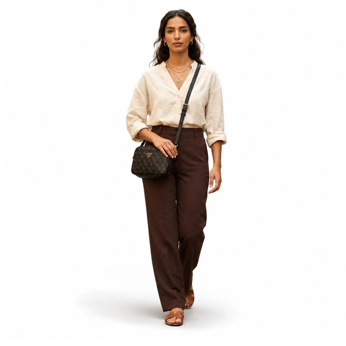 GUESS Meridian Crossbody Women - BRN - Brown