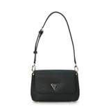 GUESS Meridian Flap Shoulder Bag - BLK - Black