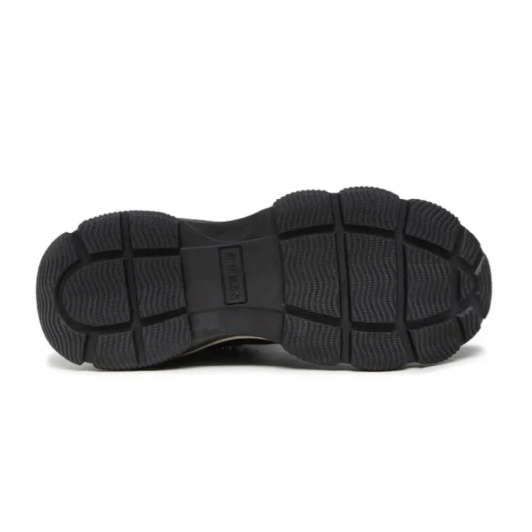 GUESS Micola Mixed Leather Sneakers Women - BLKBLK