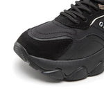 GUESS Micola Mixed Leather Sneakers Women - BLKBLK