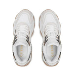 GUESS Micola Mixed Leather Sneakers Women - WHT