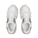 GUESS Micola Mixed Leather Sneakers Women - WHT