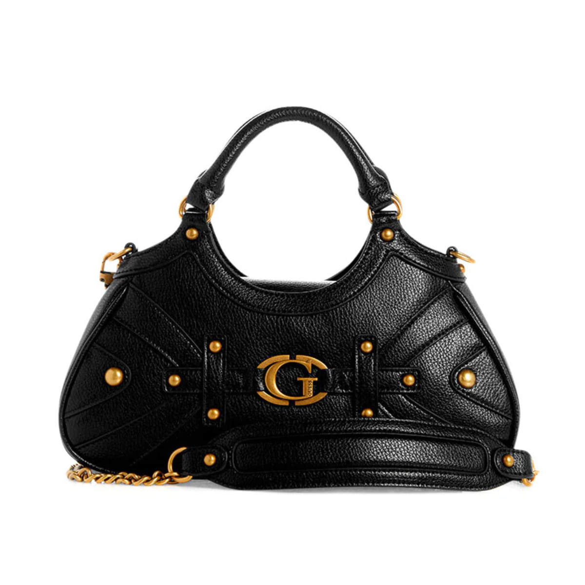 GUESS Mintha Small Satchel Handbag women - BLK - Black