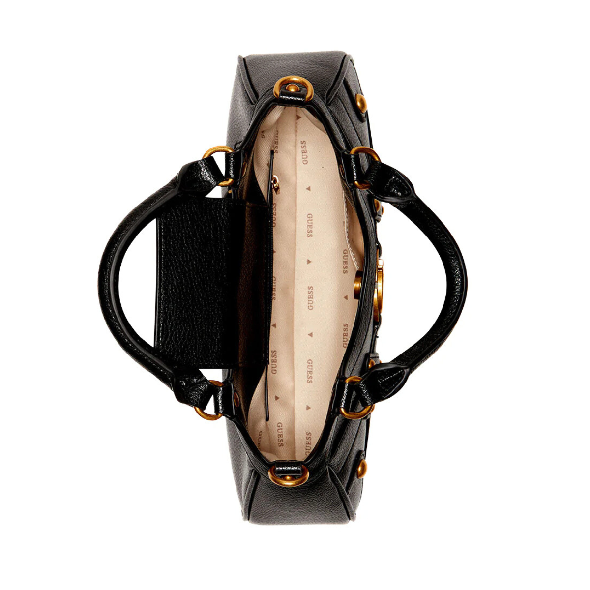 GUESS Mintha Small Satchel Handbag women - BLK - Black