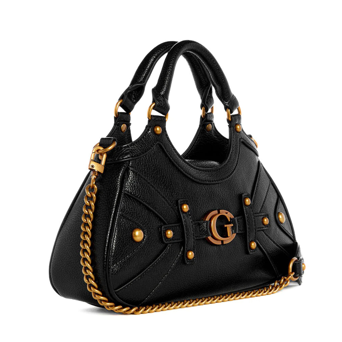 GUESS Mintha Small Satchel Handbag women - BLK - Black