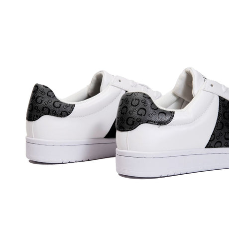 GUESS Modda Monogram Low-Top Sneakers Men - WHTBLK