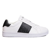 GUESS Modda Monogram Low-Top Sneakers Men - WHTBLK - White/ Black / 40 / M