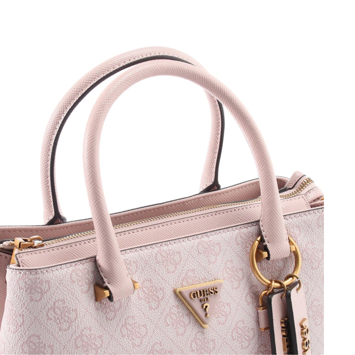 GUESS Monogram Satchel Handbag For Women